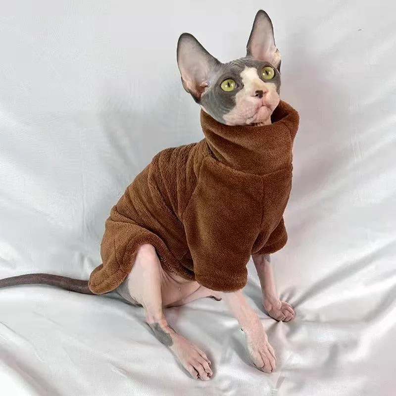 Poncho Sphynx Cat Sweater