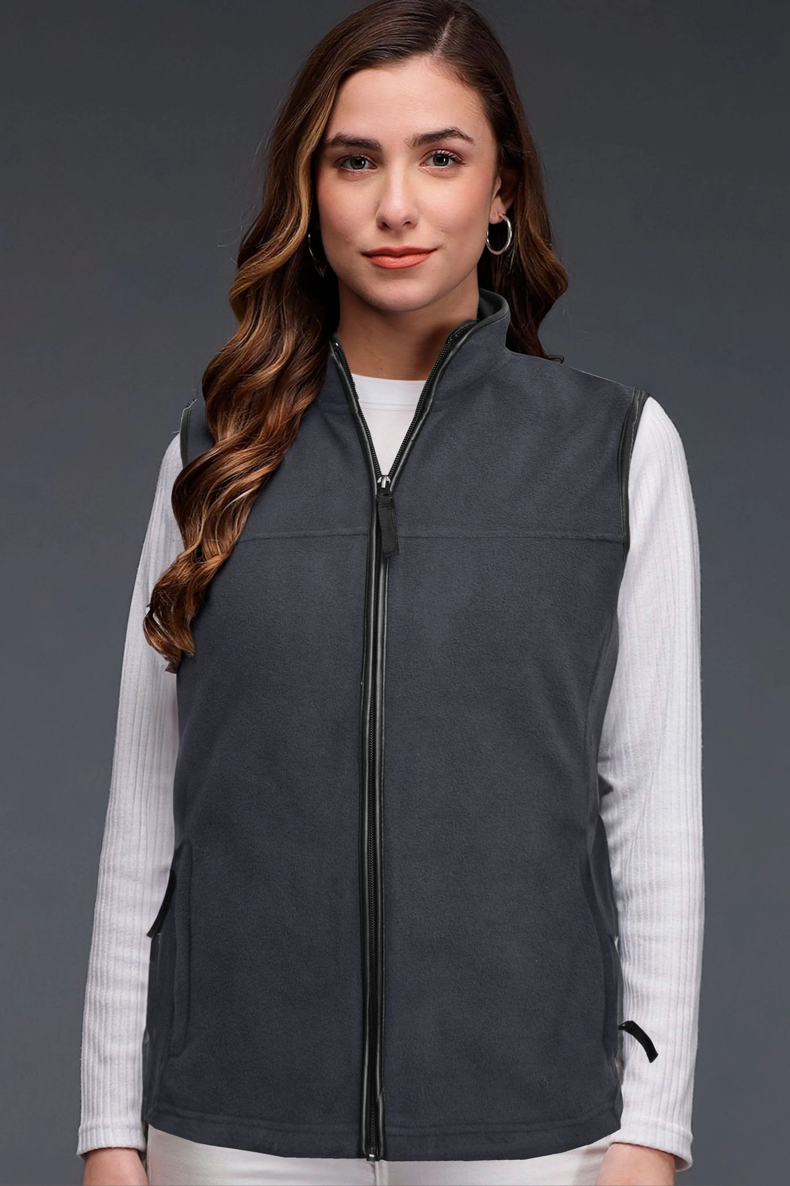 Premium Equestrian Women's Polar Fleece Body Warmer Gilet