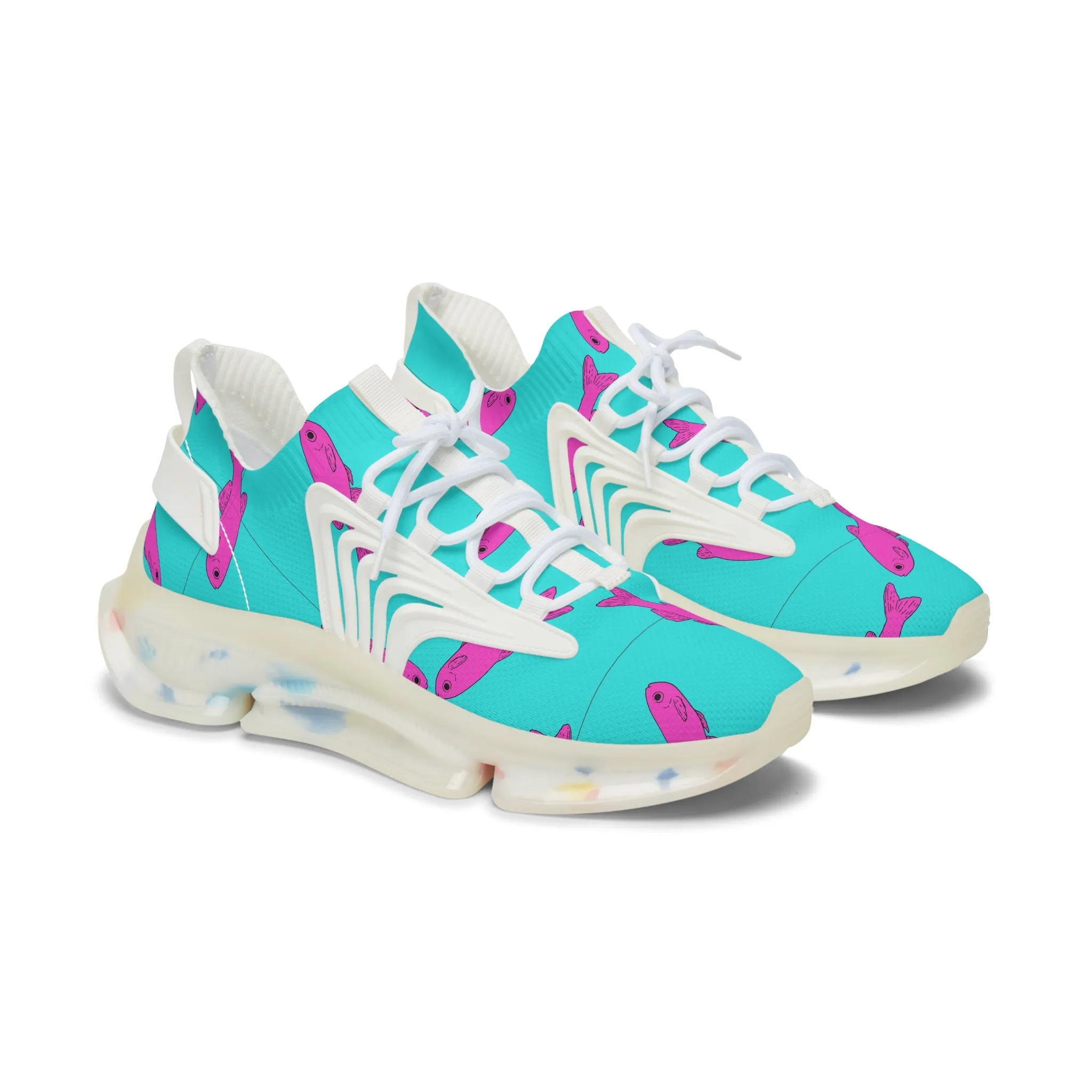 Purple Glofish Women's Mesh Sneakers