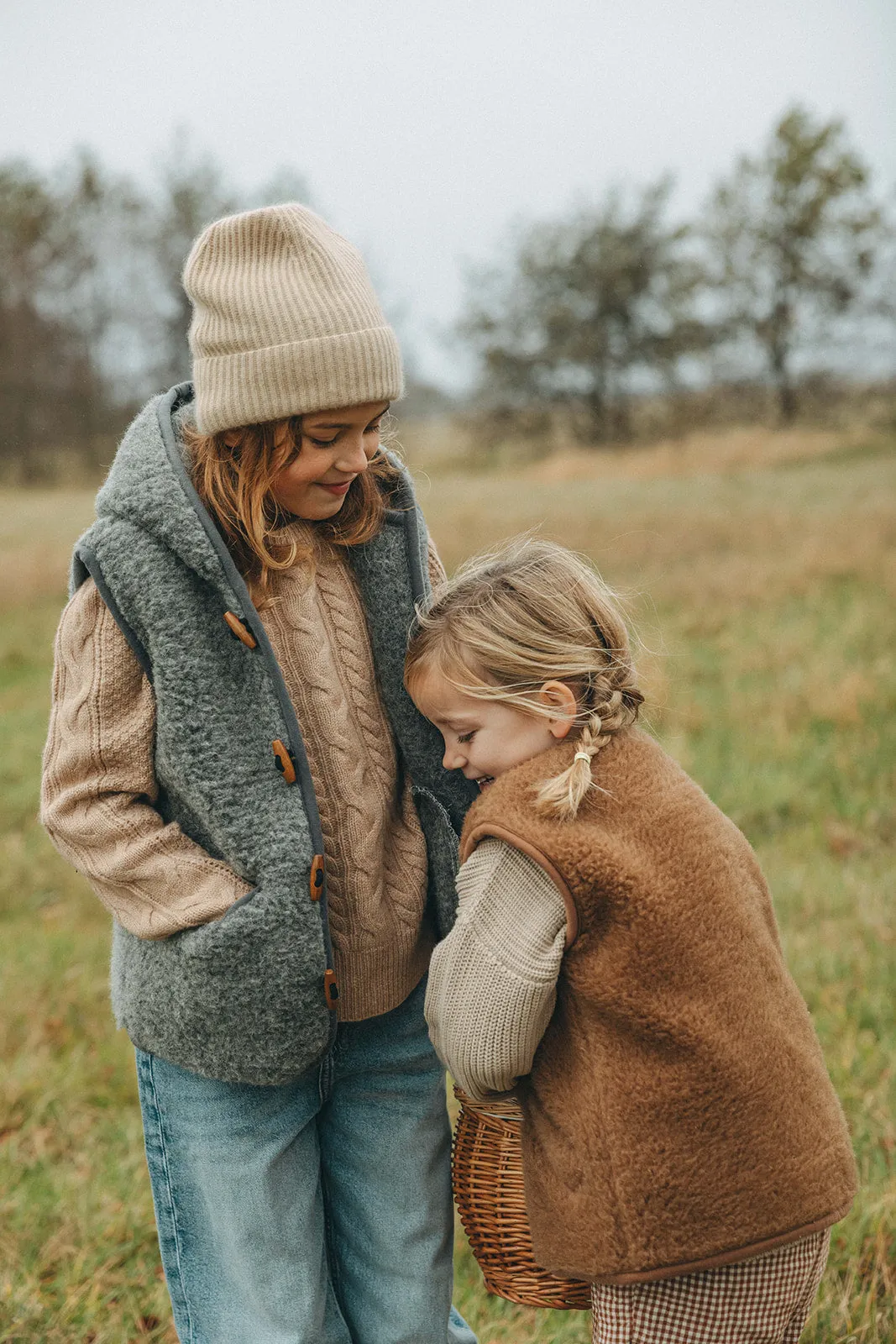 Quinn Hooded Wool Vest - Children