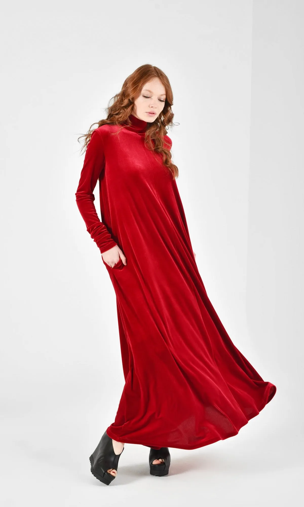 Royal Velvet Maxi Dress