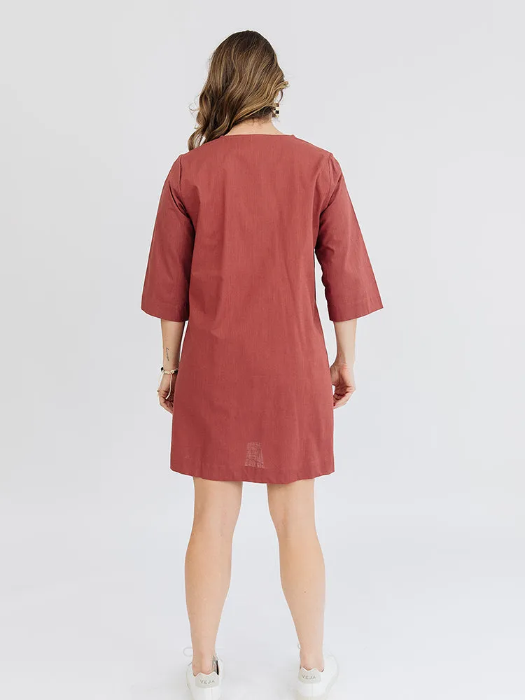 Sawyer Dress - Cinnamon