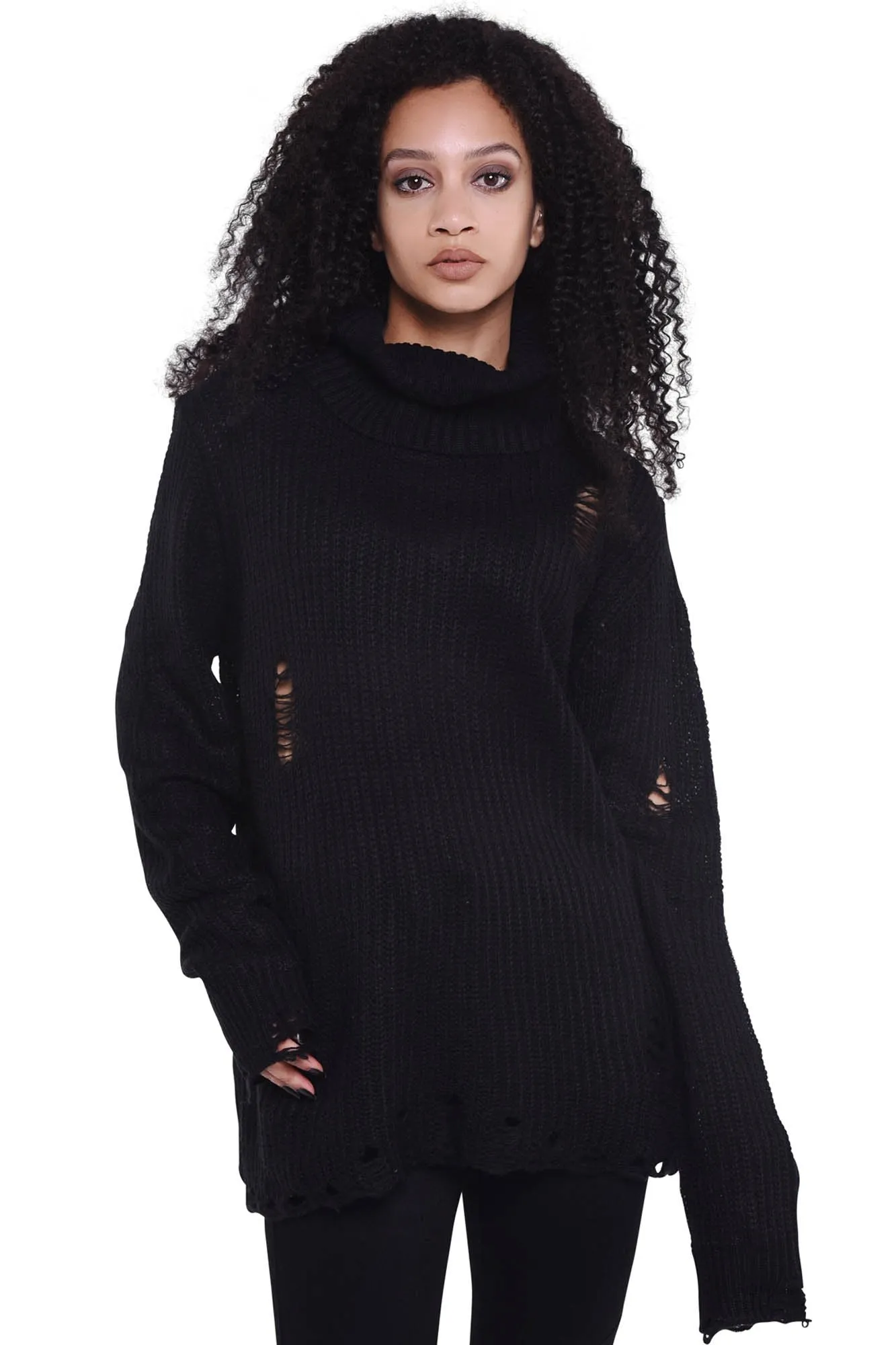 Seven Knit Sweater [BLACK]