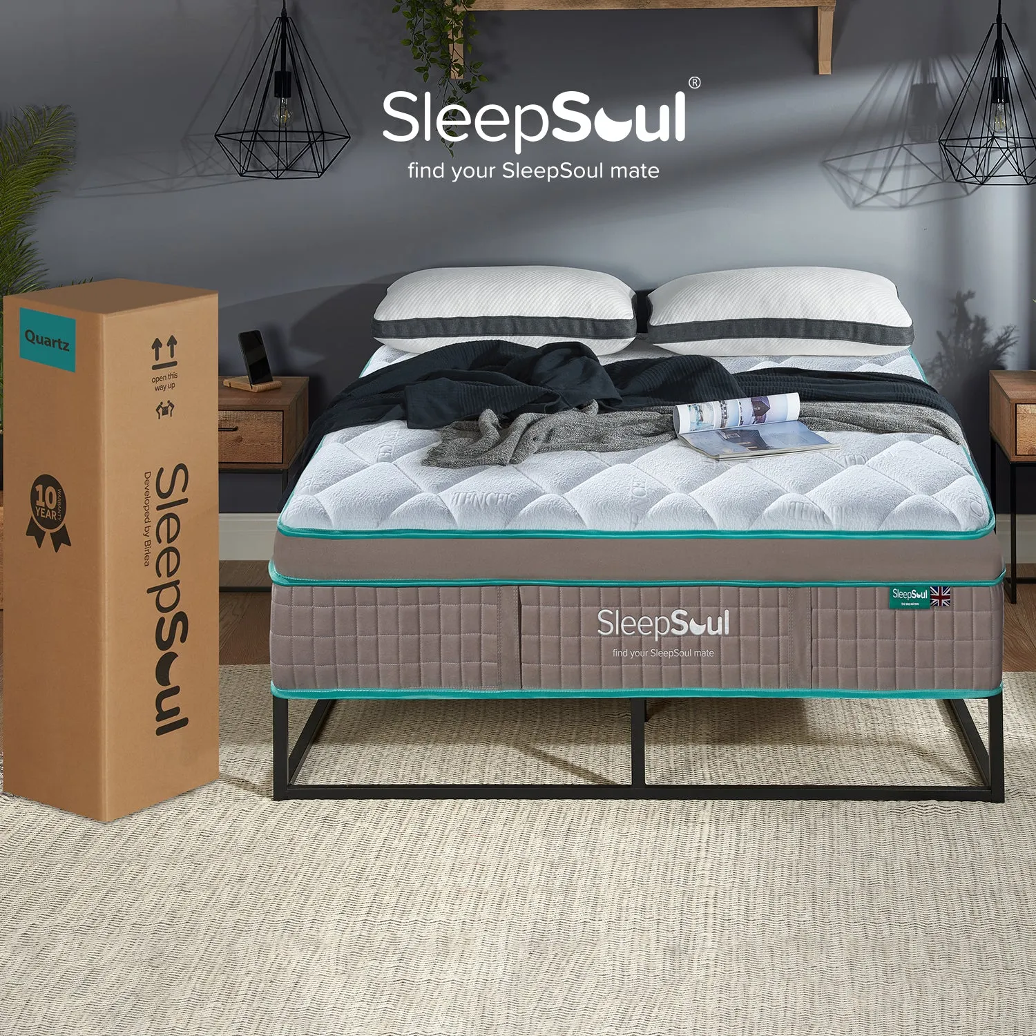 SleepSoul Quartz 1500 Pocket Sprung Mattress