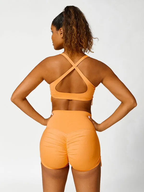 TEEK - Drawstring Yoga Breathable Bra