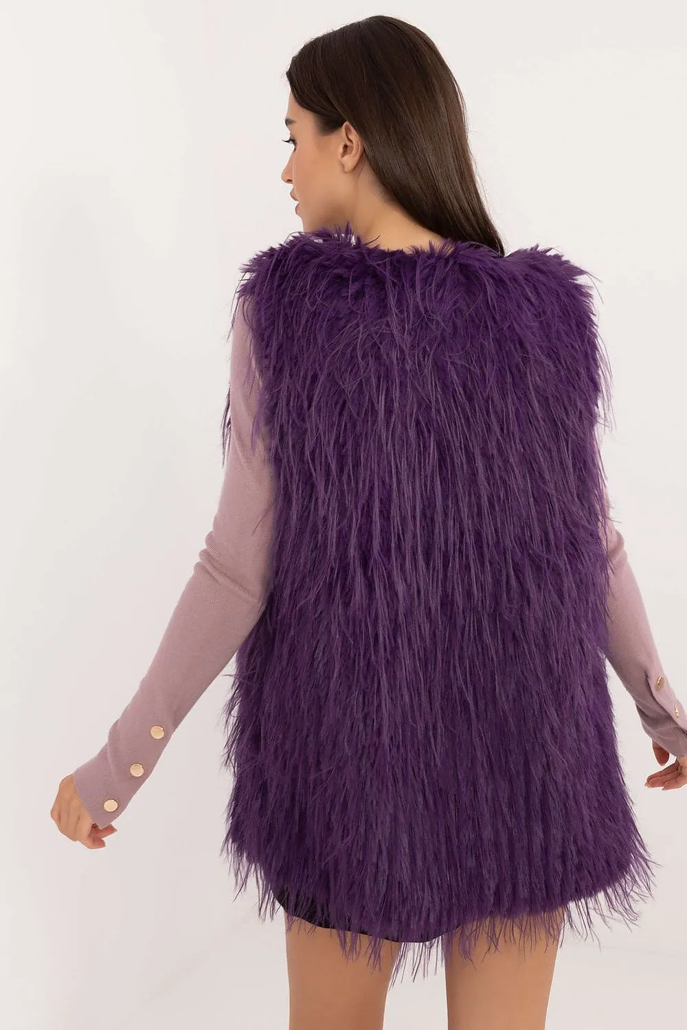 TEEK - Violet Of Glam Pocketed Gilet