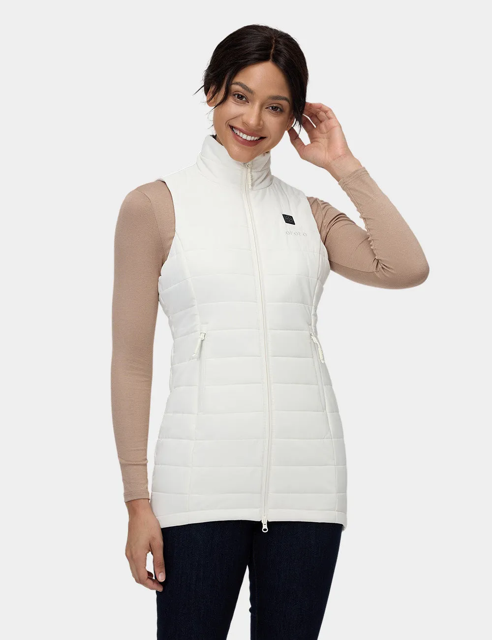 Tribeca Women's Heated Long Puffer Vest