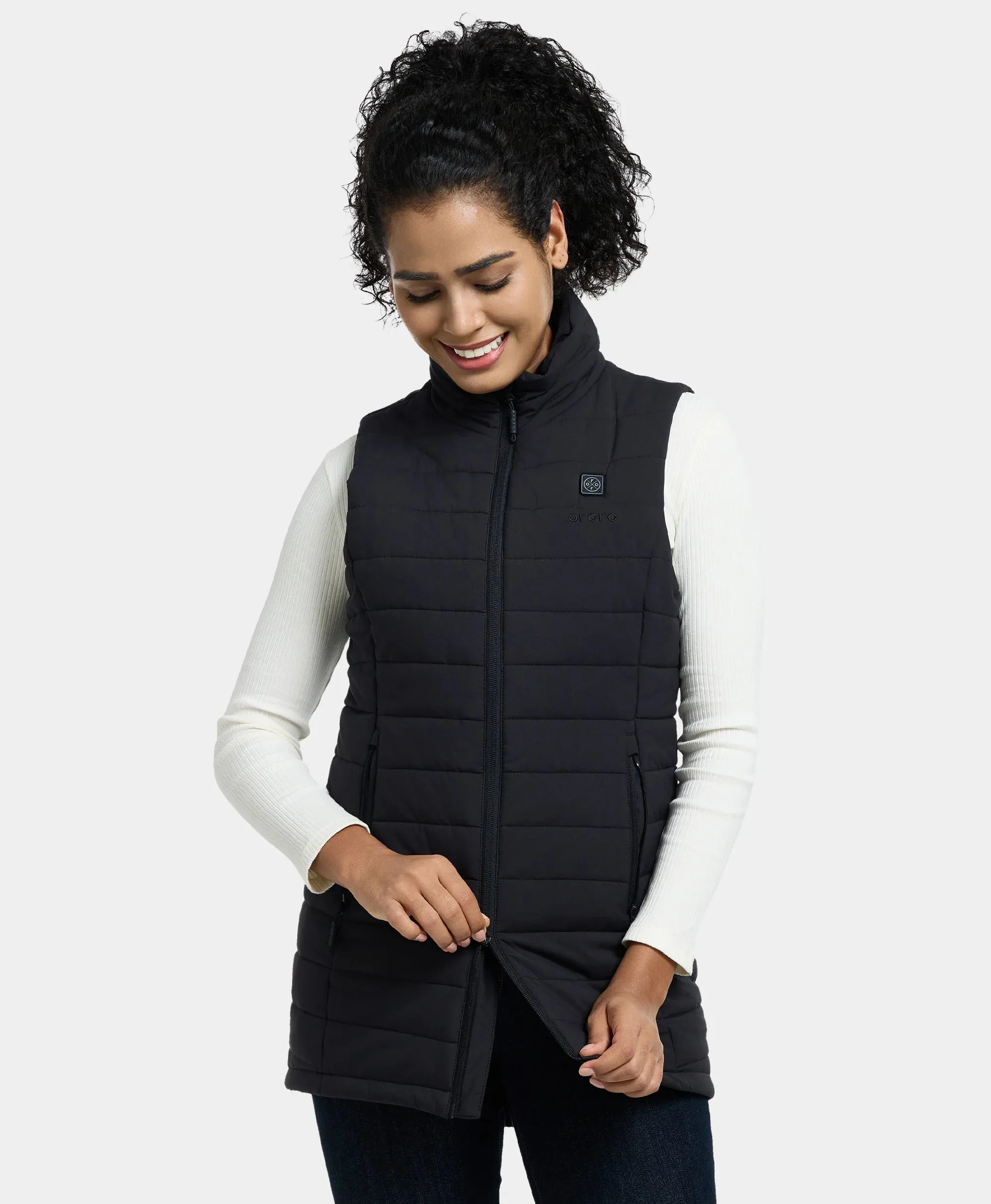 Tribeca Women's Heated Long Puffer Vest