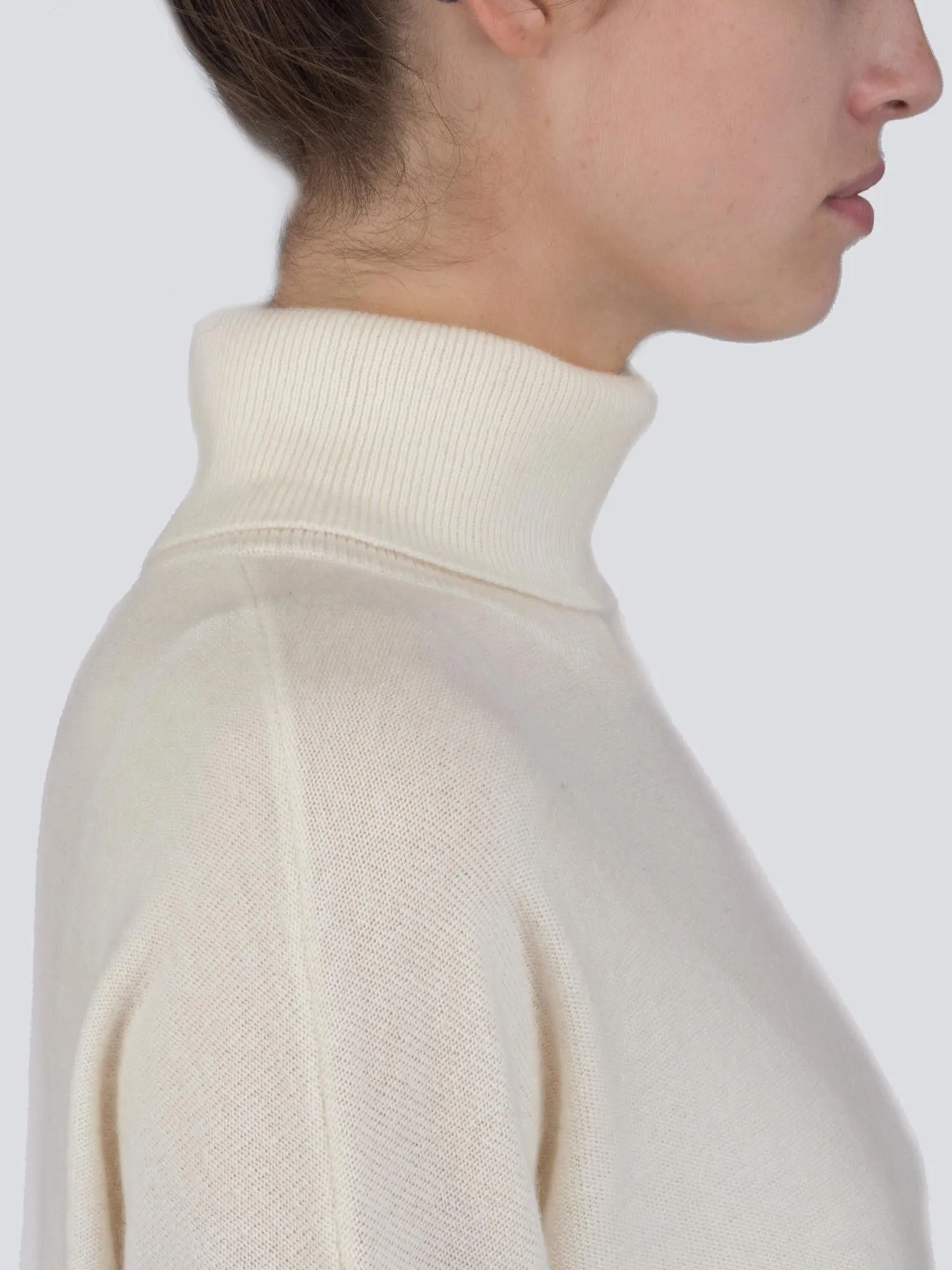 Turtleneck Loosefit Tunic_Ivory