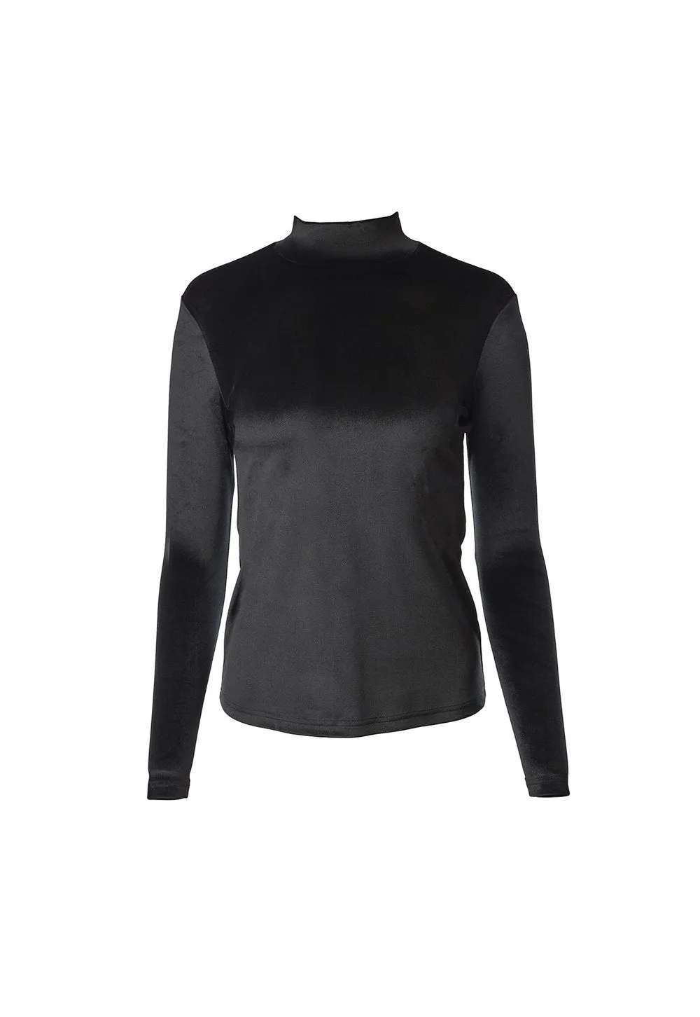 velvet mock turtle neck - 3x