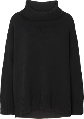 Vita Lambswool Jumper - Black