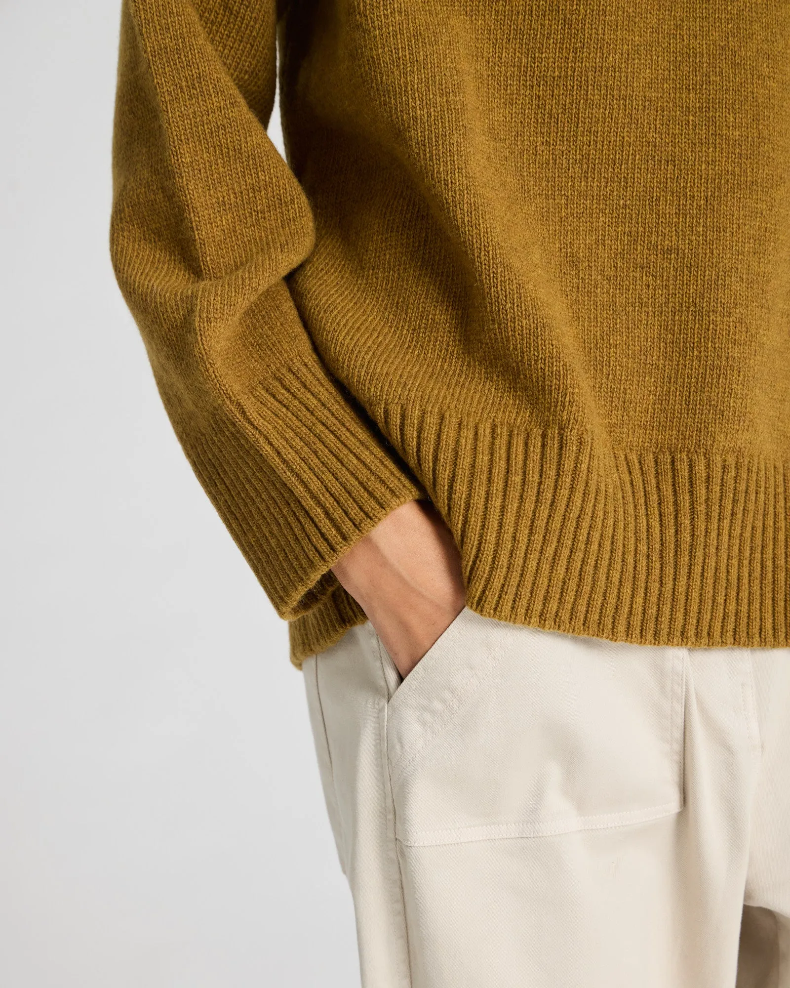 Vita Lambswool Jumper - Dried Tobacco