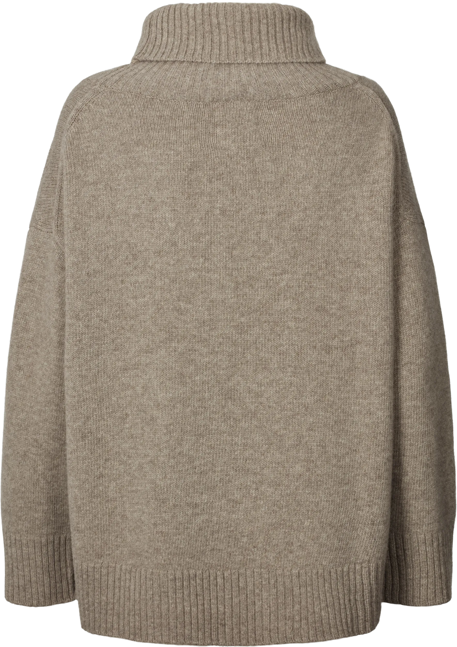 Vita Lambswool Jumper - Stone Grey